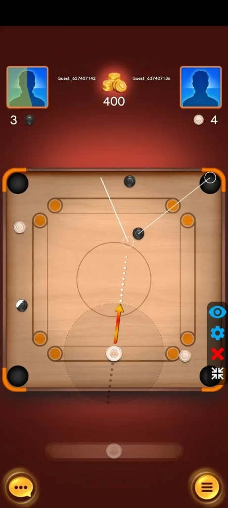 Aim Carrom Mod APK - Master the Art of Positioning