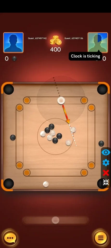 Aim Carrom Mod APK - Multiplayer Online in Real-Time