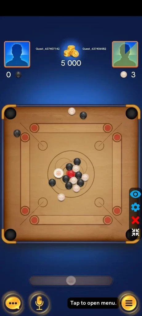 Aim Carrom Mod APK - Observe Opponents