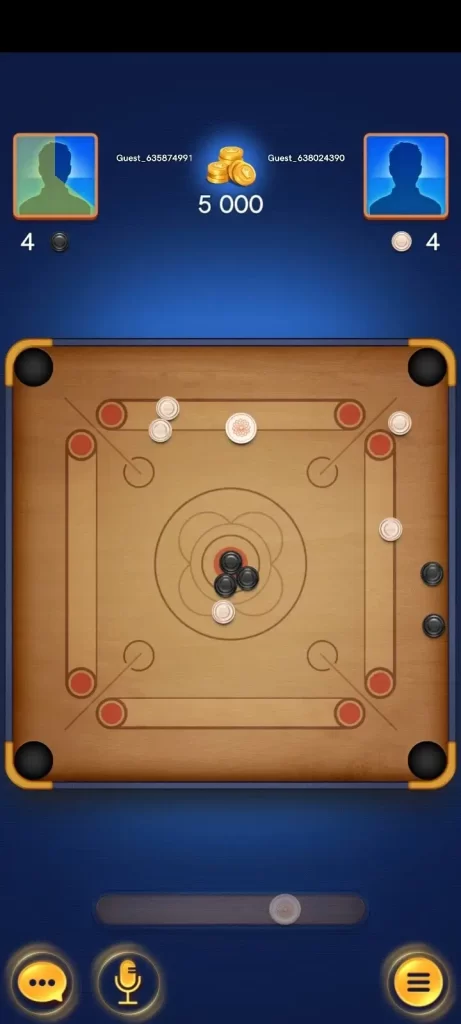 Carrom Center Cut Shot